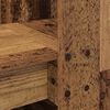 vidaXL Schreibtisch mit Regal Altholz 122 x 67 x 145 cm Holzwerkstoff