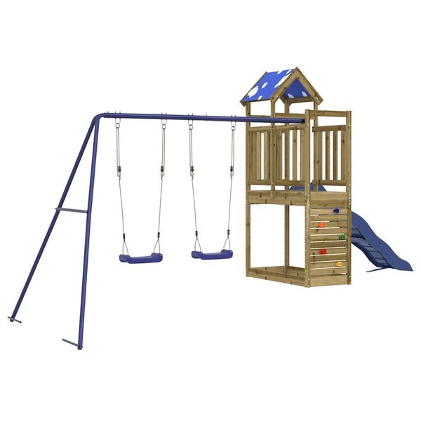 vidaXL Spielturm Impr&auml;gniertes Kiefernholz