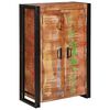 vidaXL Highboard mit T&uuml;ren Braun Massives recyceltes Holz und Metall