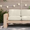 vidaXL Kissen Creme 80 x 80 x 12 cm Oxford-Stoff