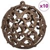 vidaXL K&uuml;nstlicher klappbarer Weihnachtsbaum Gr&uuml;n 180 cm PVC und Stahl