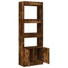 vidaXL Highboard 63x33x180 cm R&auml;uchereiche Holzwerkstoff