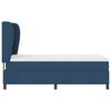 vidaXL Boxspringbett mit Matratze mit Kopfteil Blau 90 x 200 cm Stoff