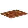 vidaXL Tischplatte 60x50x2,5 cm Rechteckig Altholz Massiv