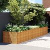 vidaXL Hochbeet 479x100x69 cm Cortenstahl