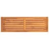vidaXL Gartenbank 110x35x45 cm Massivholz Akazie