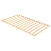 vidaXL Bett-Lattenrost Braun 120 x 190 cm Massivholz Buche