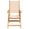 vidaXL Garten Essgruppe 5 pcs Beige Massivholz Akazie