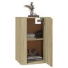 vidaXL TV-Wandschrank Sonoma-Eiche 40x34,5x60 cm