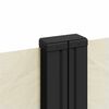 vidaXL Seitenmarkise Ausziehbar Creme 100x1000 cm