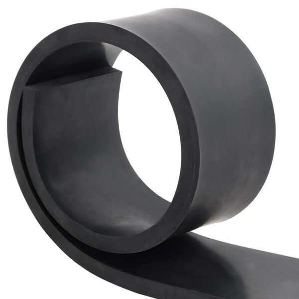 vidaXL Gummileiste f&uuml;r Schneepflug Schwarz 80x8x1 cm