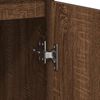vidaXL Sideboard mit Schublade Braun Eichen-Optik 71x35x65 cm