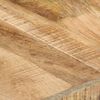 vidaXL Couchtisch 120x120x40 cm Raues Mangoholz