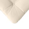 vidaXL Sitzkissen 4 pcs Beige 40 x 40 cm Mikrofaserstoff