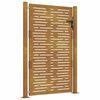 vidaXL Gartentor 100x125 cm Cortenstahl Quadratisches Design
