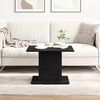 vidaXL Couchtisch Schwarz Eichen-Optik 55,5 x 55,5 x 40 cm