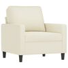 vidaXL 4-tlg. Sofagarnitur Creme Samt