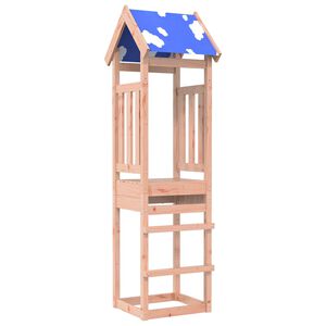 vidaXL Spielturm Braun 52,5 x 46,5 x 208 cm Massives Douglasienholz