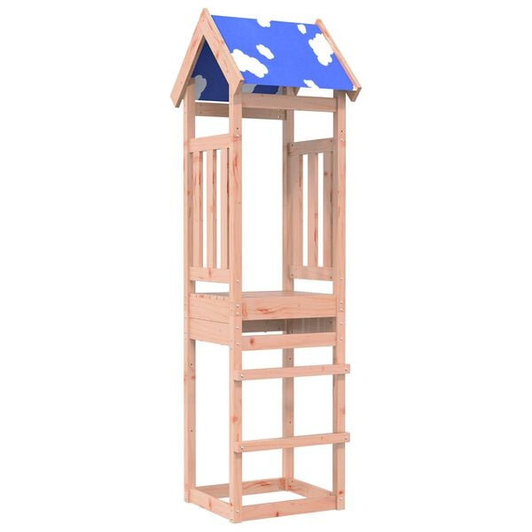 vidaXL Spielturm Braun 52,5 x 46,5 x 208 cm Massives Douglasienholz