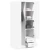 vidaXL Kleiderschrank Wei&szlig; 80x52x180 cm Holzwerkstoff
