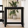 vidaXL Bartisch Schwarz Eichen-Optik 102 x 50 x 103,5 cm Holzwerkstoff