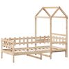 vidaXL Tagesbett mit Dach 80x200 cm Massivholz Kiefer