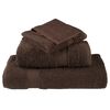 vidaXL Premium Duscht&uuml;cher SOLUND 4 Stk. Braun 70x140 cm 600 g/m&sup2;