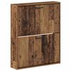 vidaXL Wandmontierter Schuhschrank HAARLEM 71 x 17 x 86 cm Altholz