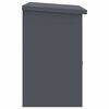 vidaXL Paketdrop-Box mit Speicher Anthrazit 47,5 x 38 x 59 cm Stahl