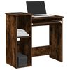 vidaXL Schreibtisch mit Regal R&auml;uchereiche 84x40x78 cm Holzwerkstoff