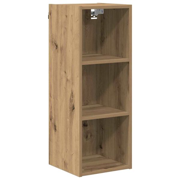vidaXL H&auml;ngeschrank Artisan-Eiche 30 x 29,5 x 80 cm Holzwerkstoff