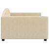 vidaXL Tagesbett Creme 100x200 cm Stoff