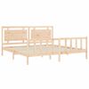 vidaXL Massivholzbett ohne Matratze 200x200 cm Kiefer
