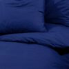 vidaXL Bettw&auml;sche-Set Marineblau 260x240 cm Baumwolle