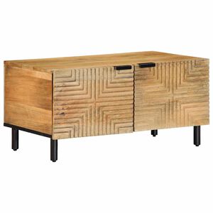 vidaXL Couchtisch Braun 80x50x40 cm Massivholz Mango