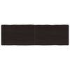 vidaXL Tischplatte 160x50x(2-6) cm Massivholz Behandelt Baumkante