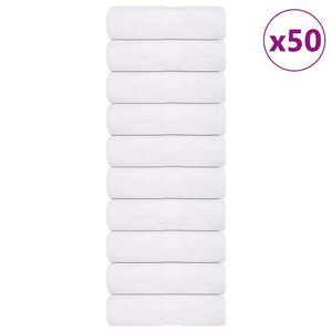 vidaXL Wascht&uuml;cher FROGN 50 Stk. Wei&szlig; 30x30 cm 360 g/m&sup2;