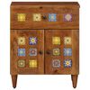 vidaXL Nachttisch Braun 50 x 33 x 60 cm Massivholz Mango