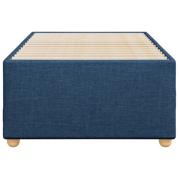 vidaXL Bettgestell ohne Matratze Blau 80x200 cm Stoff
