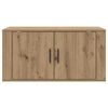 vidaXL Wandmontiertes TV-Regal Artisan-Eiche 80 x 34,5 x 40 cm