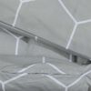 vidaXL Bettw&auml;sche-Set Grau 260x220 cm Baumwolle