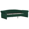 vidaXL Tagesbett USB Dunkelgr&uuml;n Stoff 90x200 cm