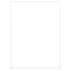 vidaXL Hochzeitsbogen Wei&szlig; 150 x 49,5 x 200 cm Stahl