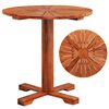 vidaXL Bistrotisch 70x70 cm Massivholz Akazie