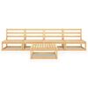vidaXL 5-tlg. Garten-Lounge-Set Massivholz Kiefer