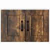 vidaXL K&uuml;chenschrank mit Regal 2 pcs Ger&auml;ucherte Eiche 60 x 31 x 40 cm