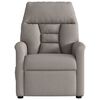 vidaXL Relaxsessel Taupe Stoff