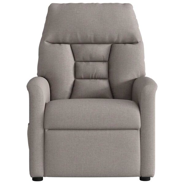 vidaXL Relaxsessel Taupe Stoff