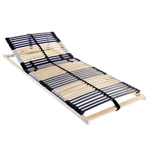 vidaXL Bett-Lattenrost Braun 100 x 190 cm Massivholz Buche