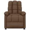 vidaXL Massagesessel Braun Stoff